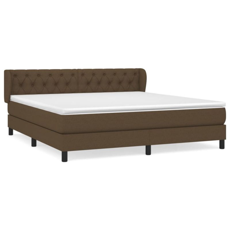 Łóżko kontynentalne WaszeMeble 160x200 cm brązowe WM-3126496 1 szt.
