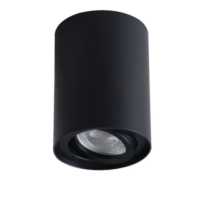 Spot oprawa sufitowa Kanlux Bord czarny 1 x GU10 x 10W IP20 wym: 8 x 8 cm - 1 szt.