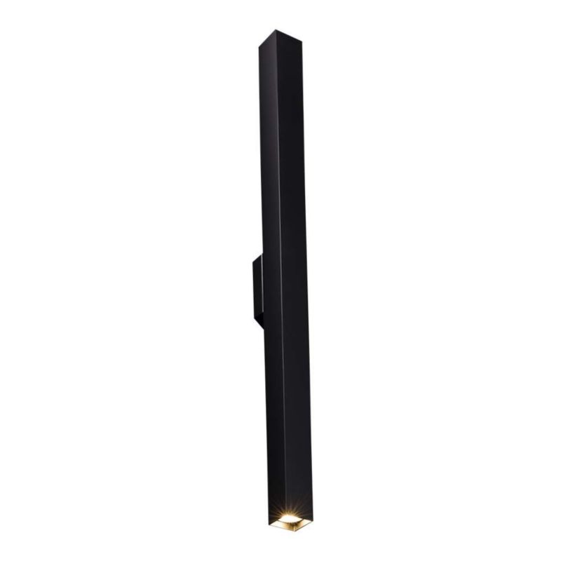 Kinkiet ścienny Shilo Doha czarny góra-dół 2 x GU10 x 4W IP20 wym: 80 x 4 x 6,5 cm - 1 szt.