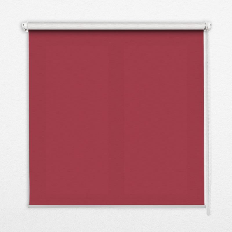 Wolnowisząca roleta do salonu Tulup 120x140 cm Ciemny Czerwony 1 szt.