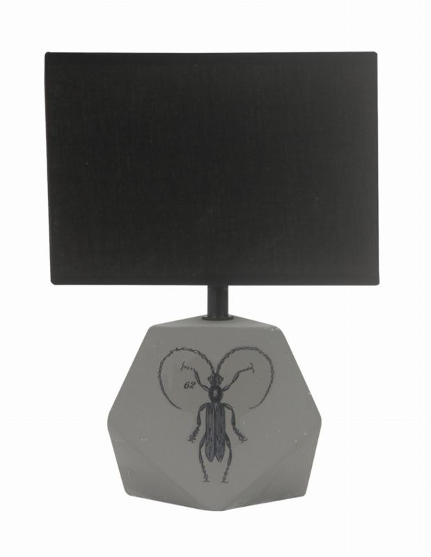 Lampka stołowa Candellux Animi szaro-czarna 1 x E14 x 40W IP20 wym: 27 x 19 x 12 cm beton architektoniczny - 1 szt.