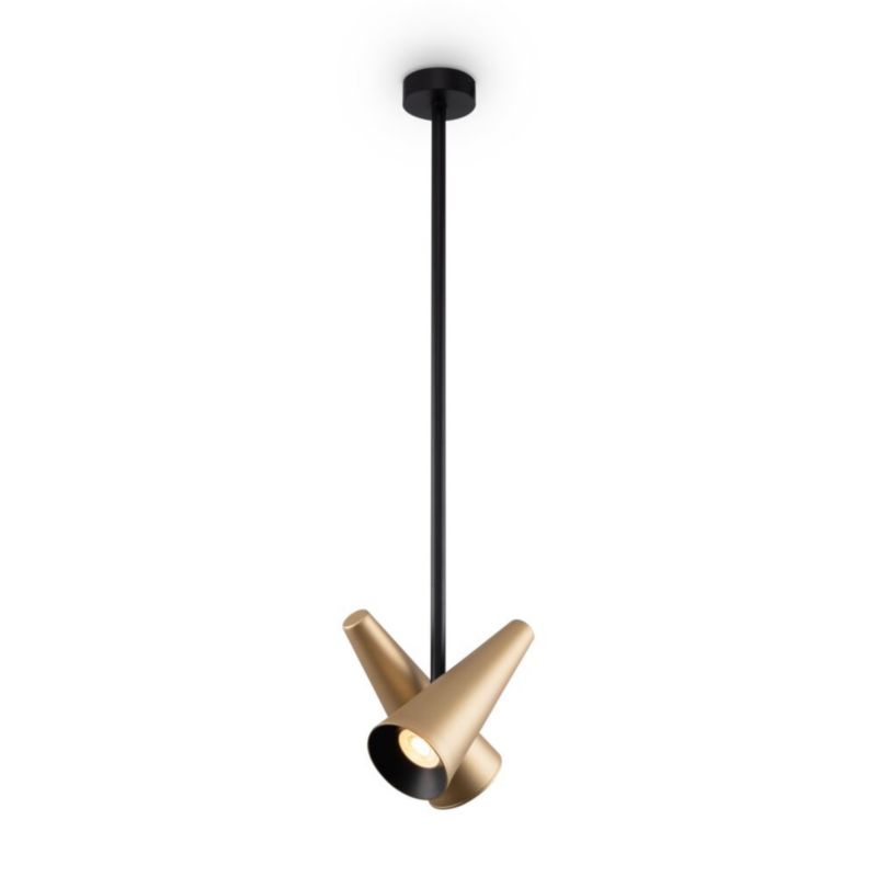 Lampa wisząca Maytoni Giro mosiężno-złota wym: 78 x 21 x 21 cm 2xGU10 x 50W 1 szt.