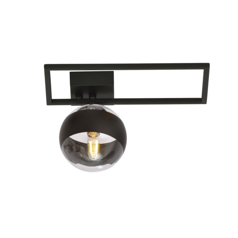 Lampa sufitowa Emibig Imago czarno-przezroczysty wym: 21 x 30 cm 1xE14 x 10W 1 szt.