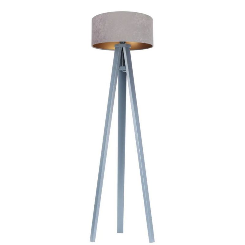 Lampa Bps Koncept stojąca HOME 40 szara/złota/szara 1 szt
