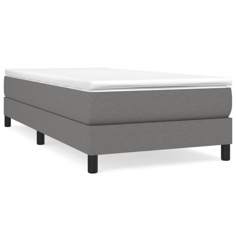 Łóżko kontynentalne WaszeMeble 90x190 cm ciemnoszara WM-3144038 1 szt.
