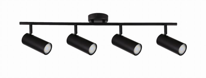 Lampa sufitowa wisząca Candellux Colly 1641 czarna listwa 4xGU10 x 15W 1 szt.