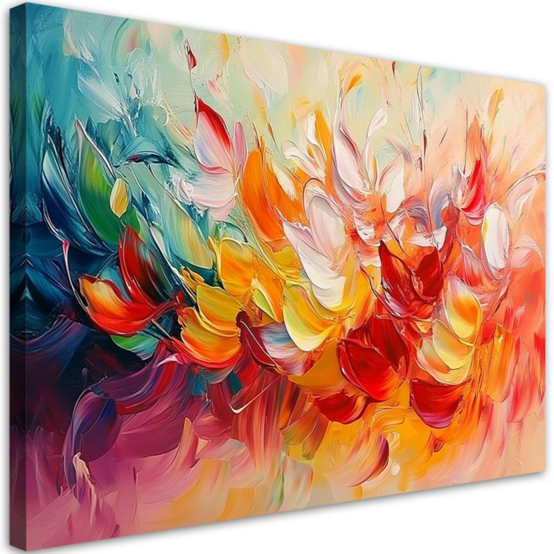 Obraz na płótnie Feeby Kolorowa Nowoczesna Abstrakcja 60x40cm 1szt