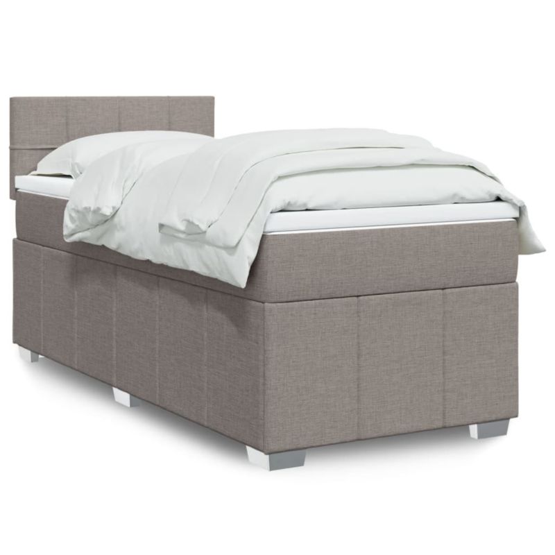 Łóżko kontynentalne WaszeMeble 90x190 cm Brązowe WM-3289227 1 szt.