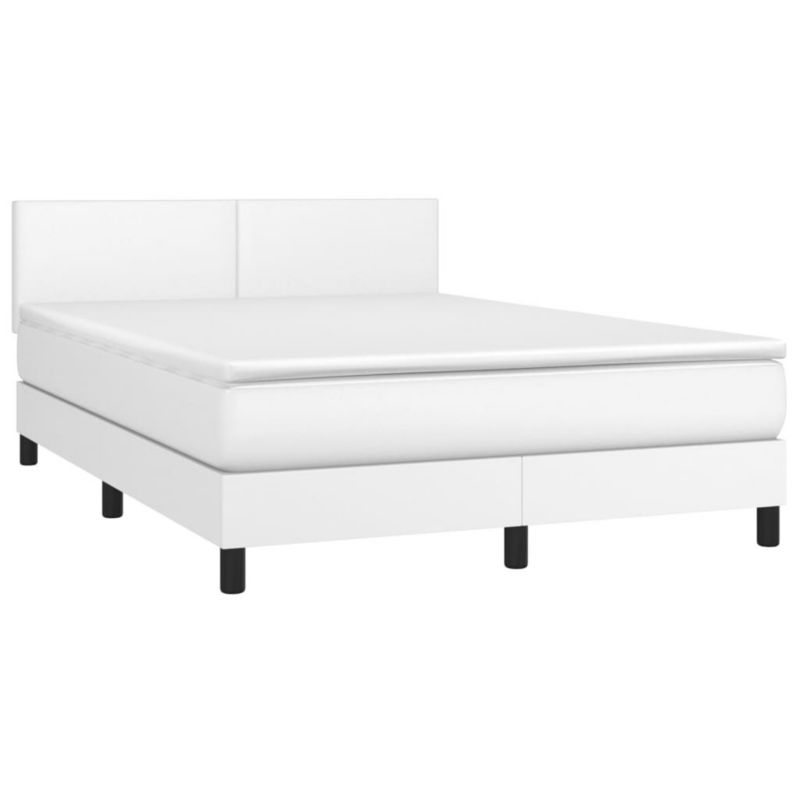 Łóżko kontynentalne WaszeMeble 140x190 cm biała WM-3134100 1 szt.