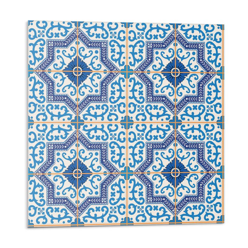 Kafelki samoprzylepne Wallfluent 50x50 cm Dekoracyjne kafle z finezyjnymi wzorami 4 szt.