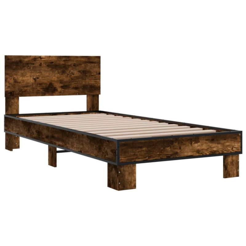 Łóżko drewniane WaszeMeble 75x190 cm brązowe WM-845814 1 szt.