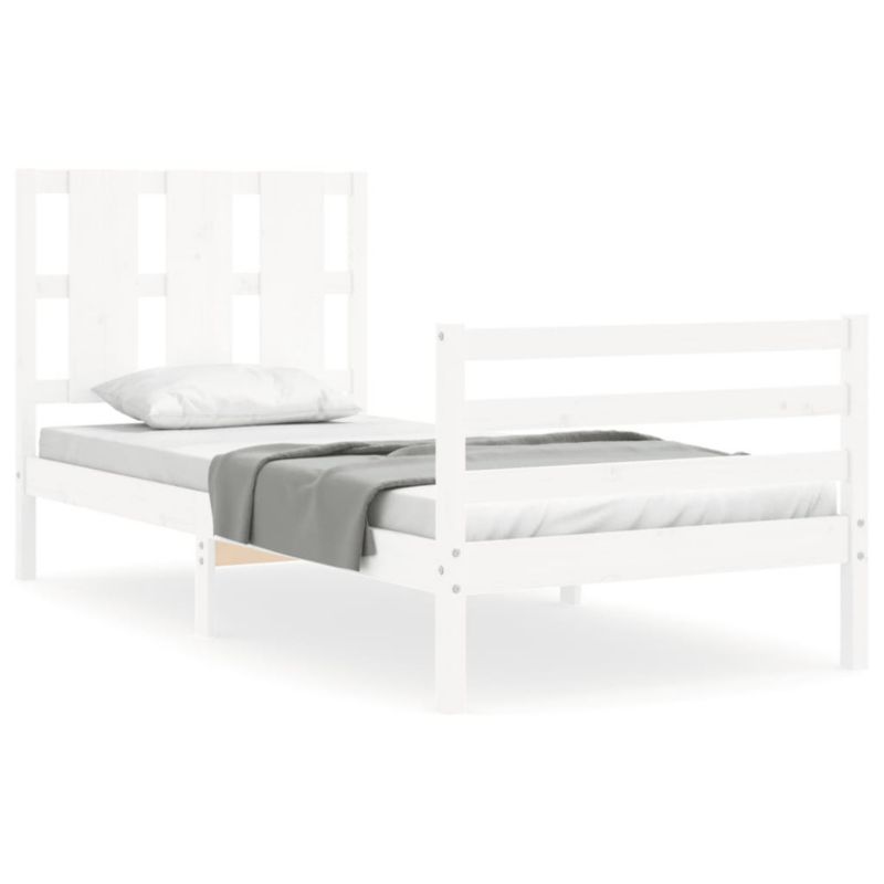 Łóżko drewniane WaszeMeble biała WM-3194082 1 szt.