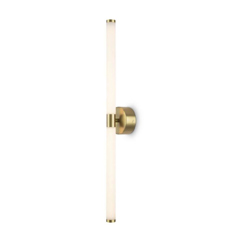 Kinkiet ścienny Maytoni Axis mosiężno-złoty LED 16W 3000K 1400lm IP20 wym: 63 x 3 x 3 cm - 1 szt.