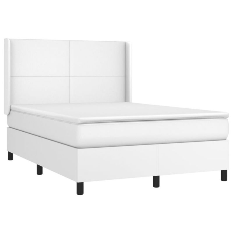 Łóżko kontynentalne WaszeMeble 140x190 cm biała WM-3139260 1 szt.