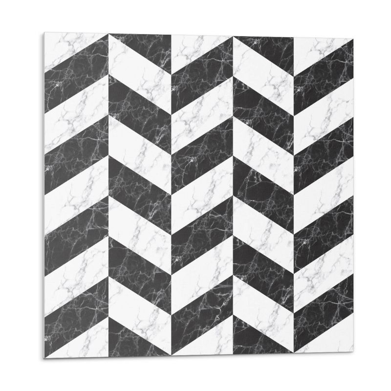 Kafelki samoprzylepne Wallfluent 50x50 cm Stylowy wzór jodełkowy 4 szt.