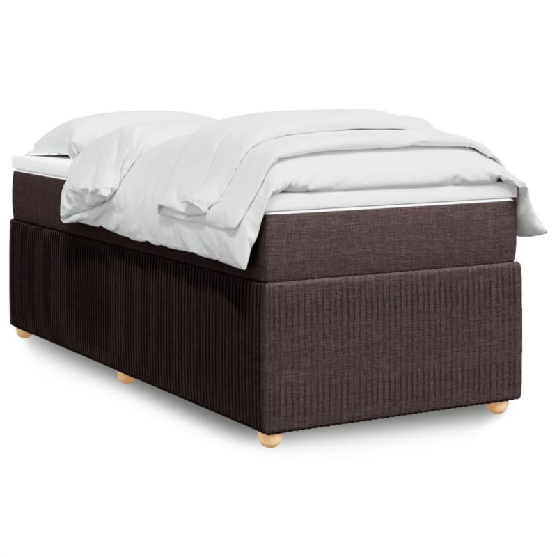 Łóżko kontynentalne WaszeMeble 90x200 cm brązowe WM-3285542 1 szt.