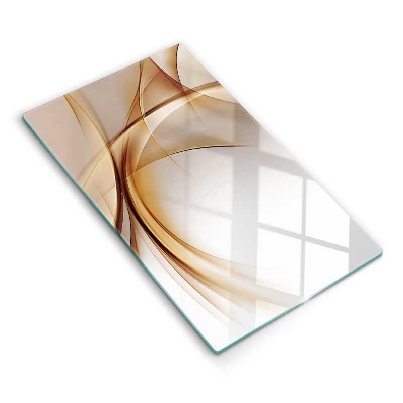 Szklana deska do krojenia Wallfluent 30x52 cm Abstrakcja kształty 1 szt.