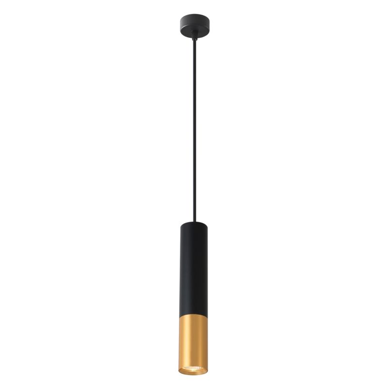 Lampa oprawa wisząca MasterLED Keon GU10 131,5 cm IP20 punktowa sufitowa czarno-złota 1 szt.