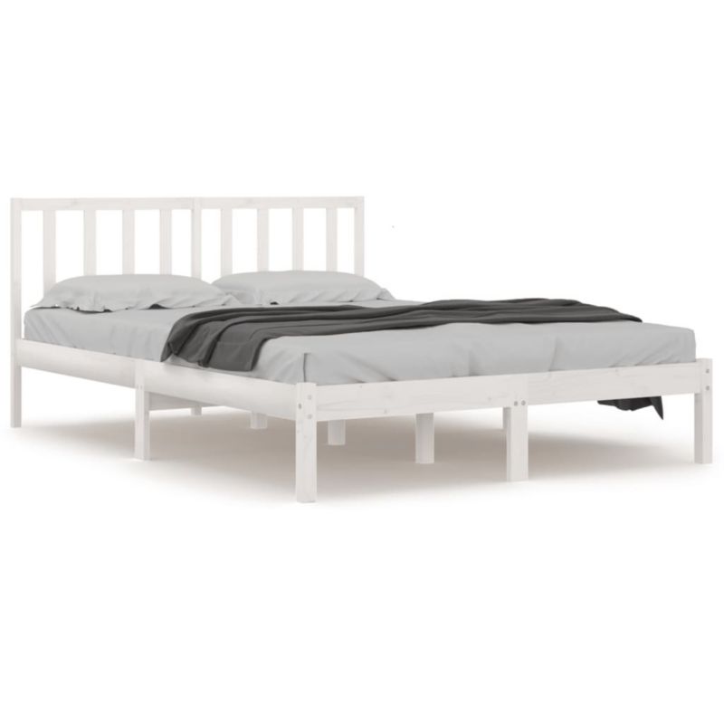 Łóżko drewniane WaszeMeble 200x200 cm biała WM-3105092 1 szt.