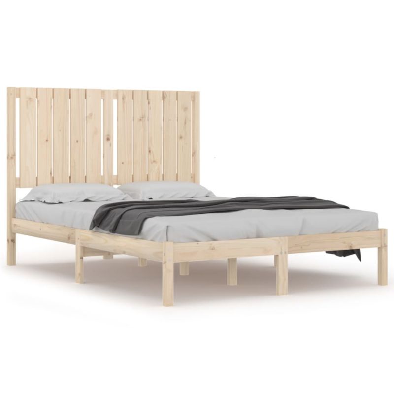 Łóżko drewniane WaszeMeble 120x190 cm brązowe WM-3104383 1 szt.