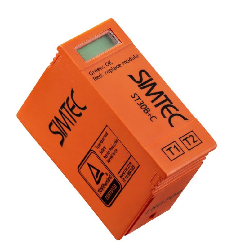 Moduł ogranicznika przepięć Simet B + C Typ 1 + 2 30kA 1,5kV SPDMM30B + C Typ 1 + 2-275 1 szt.