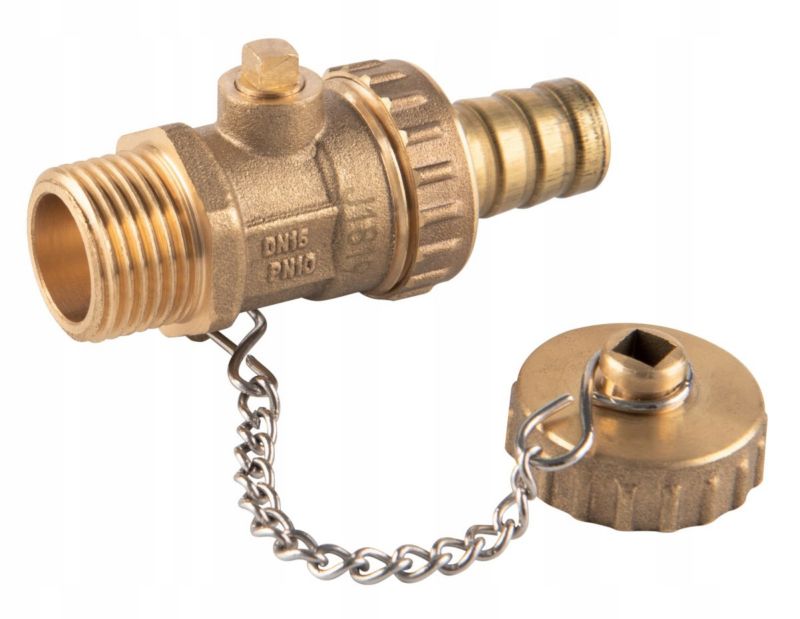 Zawór kulowy Ferro spustowy, wkrętny F-Comfort 12.7 mm 1 szt.