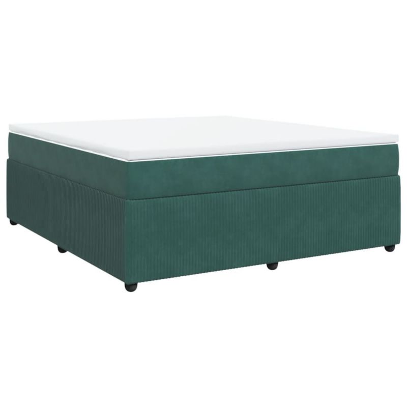 Łóżko kontynentalne WaszeMeble 180x200 cm ciemnozielone WM-3285659 1 szt.