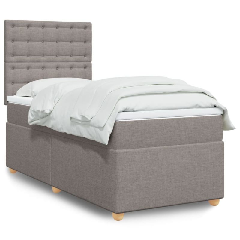 Łóżko kontynentalne WaszeMeble 90x190 cm Brązowe WM-3291153 1 szt.