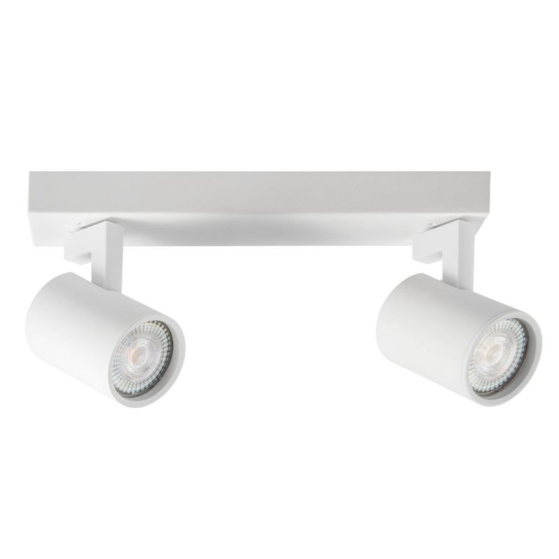 Lampa sufitowa Polux Lynx biała 2 x GU10 x 10W wym: 12,3 x 26 x 5,5 cm - 1 szt.