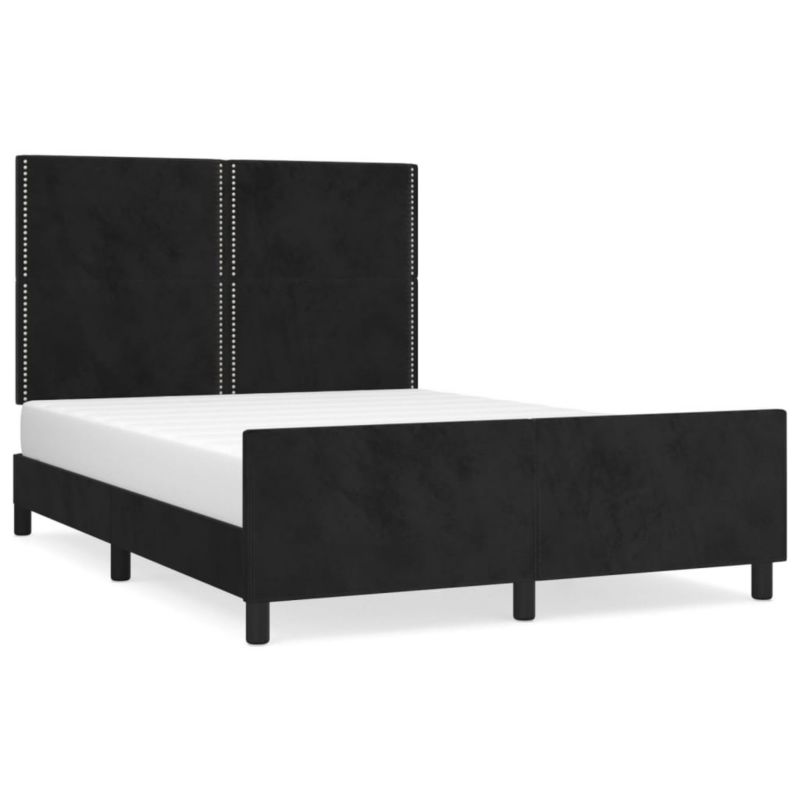Łóżko tapicerowane WaszeMeble 140x200 cm czarna WM-3125698 1 szt.