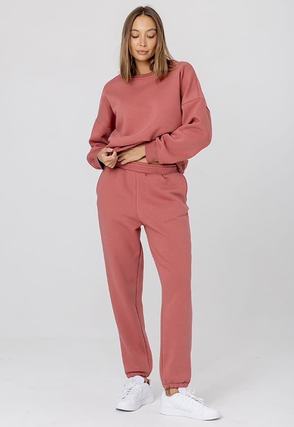 ALLAN SWEATPANTS - tea pink, kürzere