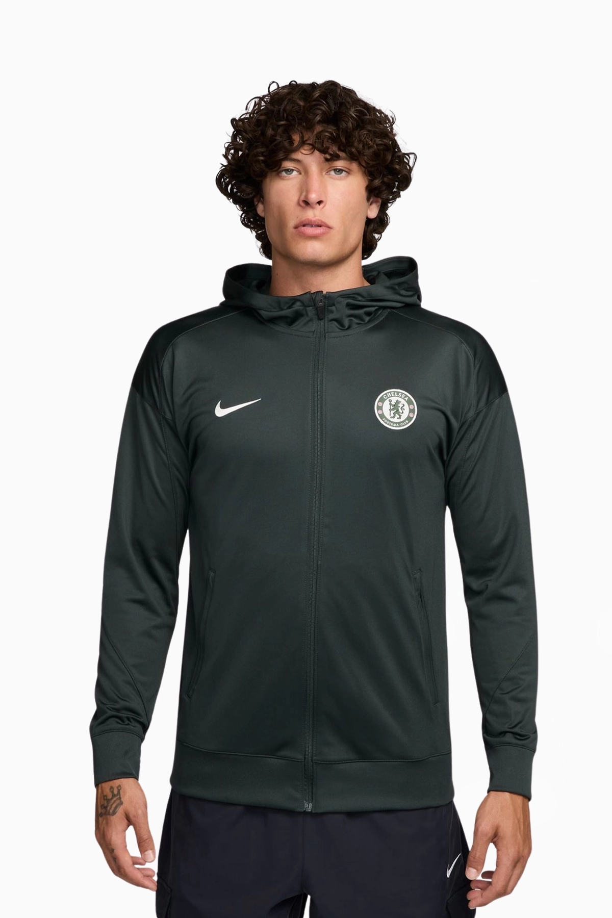 Bluza z kapturem Nike Chelsea FC 25/26 Strike - Zielony