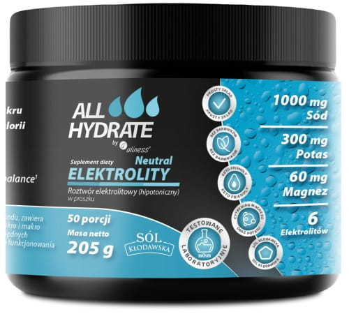 Elektrolity Neutral 205g 50porcji ALLHydrate