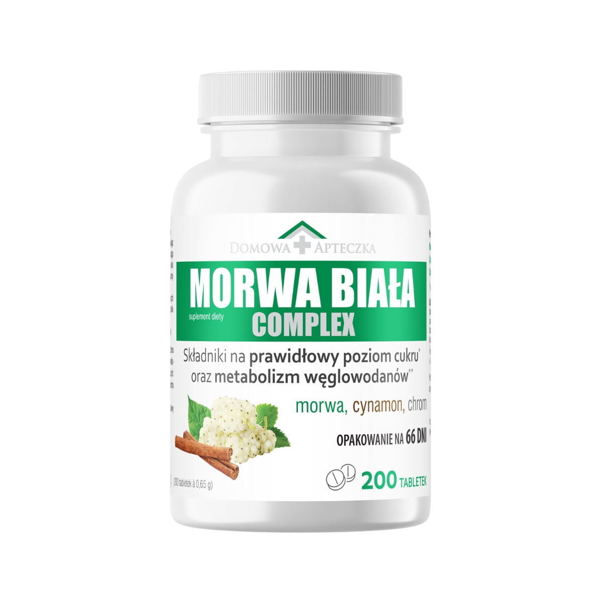 Domowa apteczka morwa biała complex, 200 tabletek