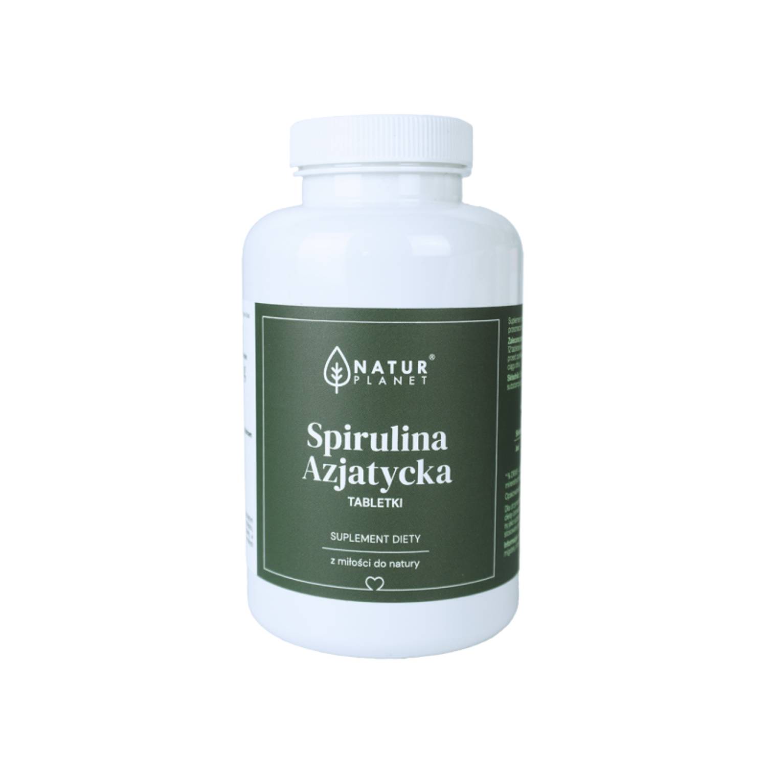 Natur planet spirulina azjatycka, 500 tabletek
