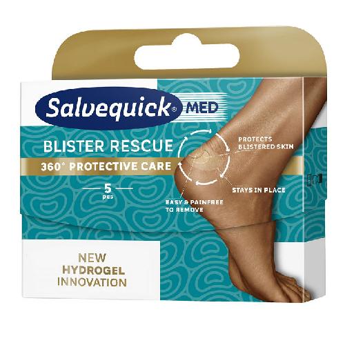 Salvequick med - blister rescue plastry na pęcherze piet, 5 sztuk
