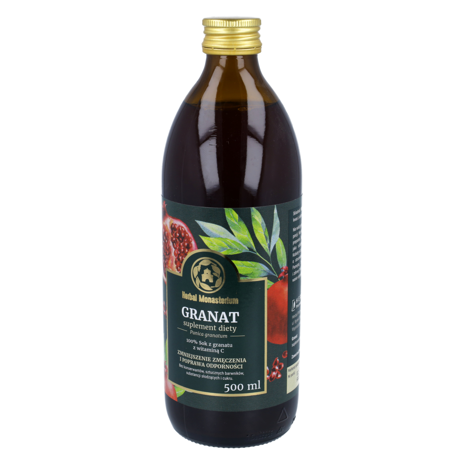 Herbal monasterium sok z granatu, 500 ml
