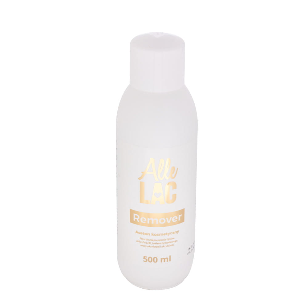 Remover płyn do zdejmowania hybrydy akrylu tipsów AlleLac Remover 500 ml