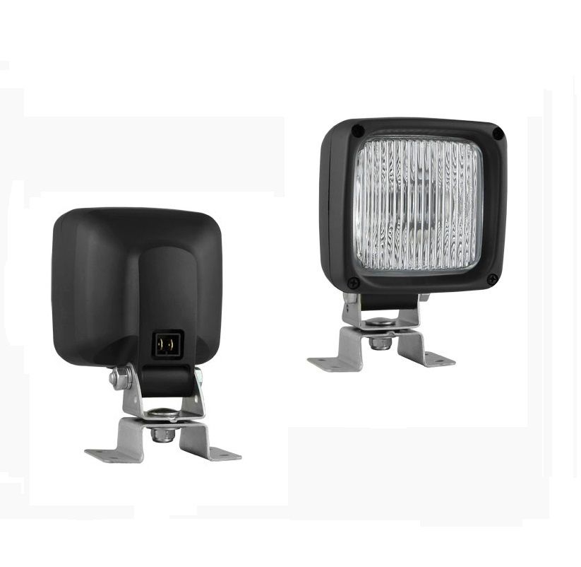Przeciwmgielny reflektor halogenowy z uchwytem omega i złączem AMP Faston HK1.42302 Wesem