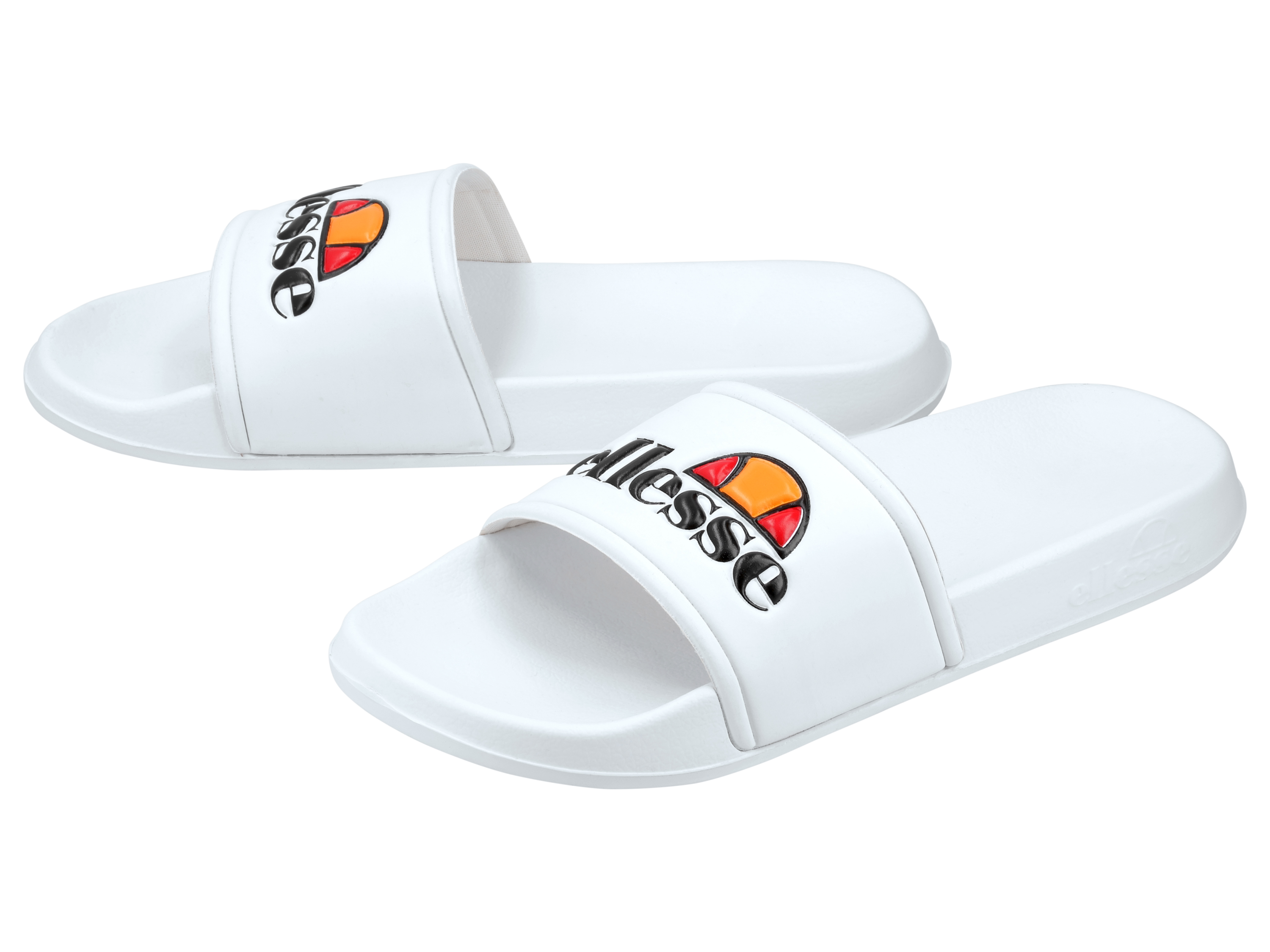 Ellesse Klapki damskie z logo Biały, 37