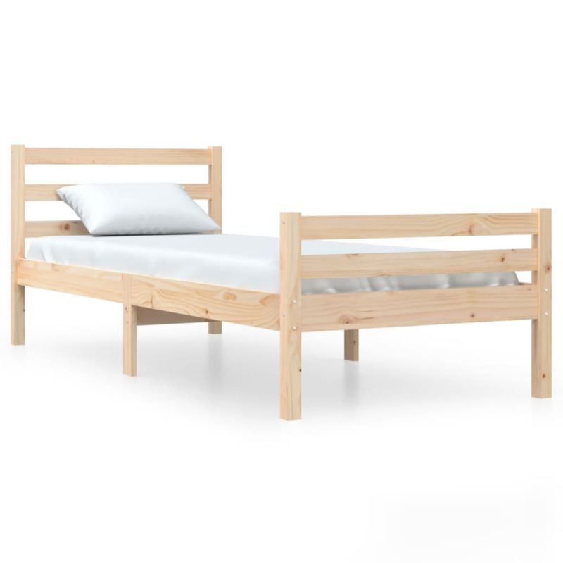 Łóżko drewniane WaszeMeble 100x200 cm brązowe WM-814809 1 szt.