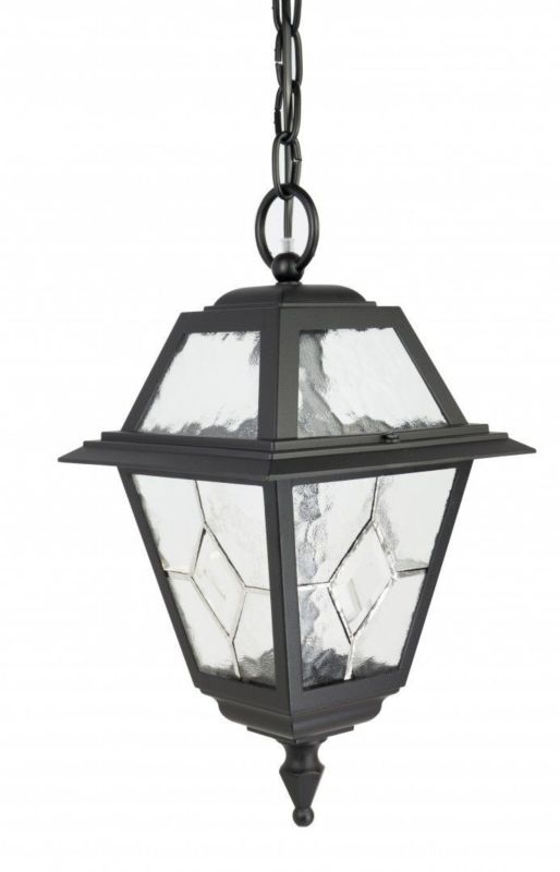 Lampa sufitowa zewnętrzna SU-MA Witraż czarna 1 x E27 x 20W IP43 wym: 72 x 19,5 x 19,5 cm - 1 szt.