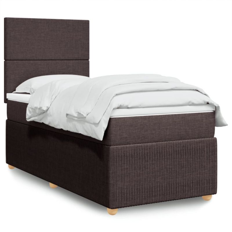 Łóżko kontynentalne WaszeMeble 80x200 cm brązowe WM-3291879 1 szt.