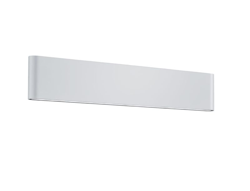 Kinkiet ścienny zewnętrzny Trio Thames Ii biały LED 8W 3000K 800lm IP54 wym: 9 x 46,5 x 46,5 cm aluminium - 1 szt.