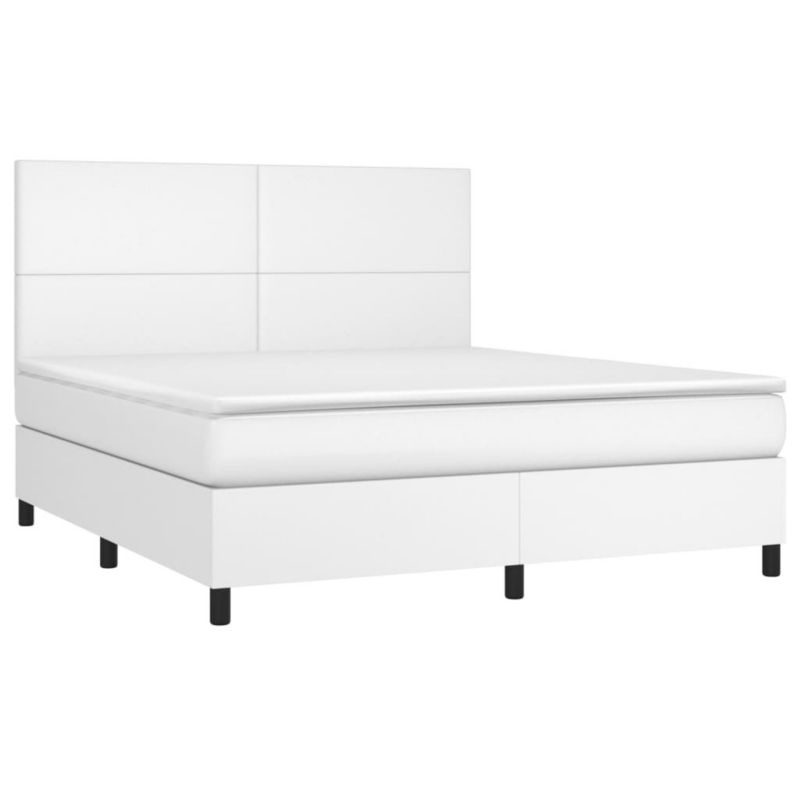 Łóżko kontynentalne WaszeMeble 180x200 cm biała WM-3135838 1 szt.
