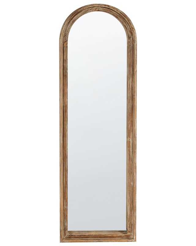 Lustro ścienne Coigny 55 cm 170 cm Drewno jodłowe Jasnobrązowy 1 szt.