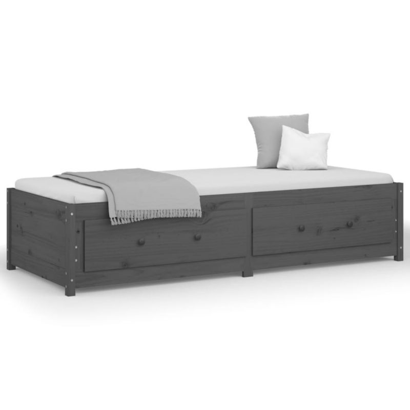 Łóżko dzienne WaszeMeble 90x200 cm szare WM-821591 1 szt.