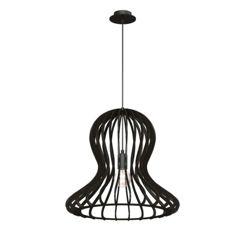Lampa wisząca Amplex Octo 0206 czarna boho 1xE27 x 20W 1 szt.