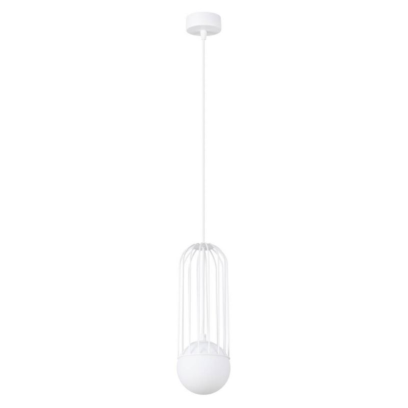 Lampa wisząca Sollux Lighting Brina 2847 biała szerokość 12 cm 1xG9 x 1 szt.