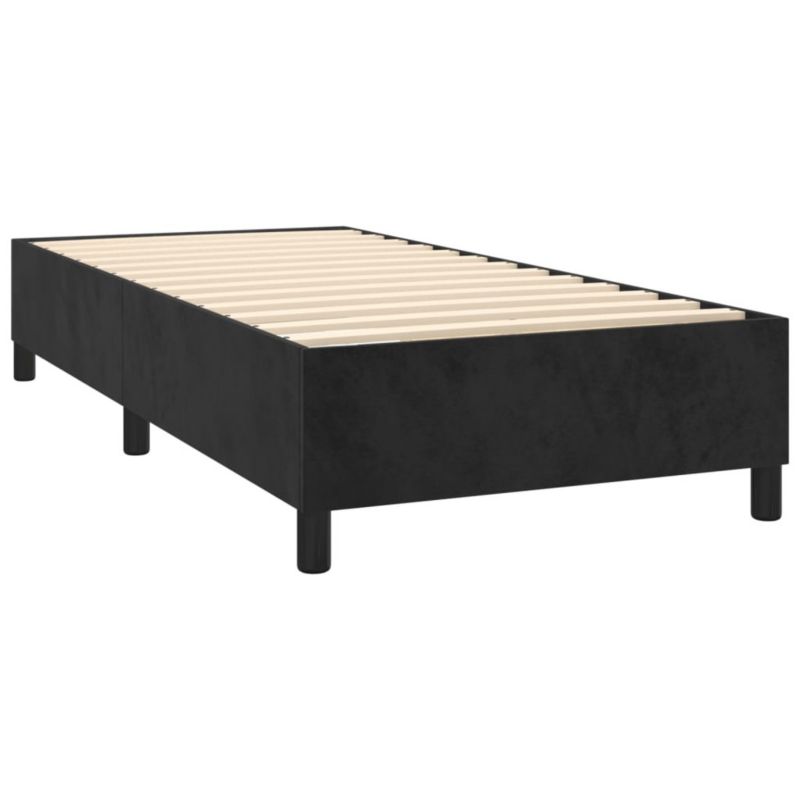 Łóżko kontynentalne WaszeMeble 80x200 cm czarny WM-3139711 1 szt.